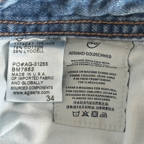 Mens AG The Graduate Tailored Leg blue jean - Picture 6 of 6